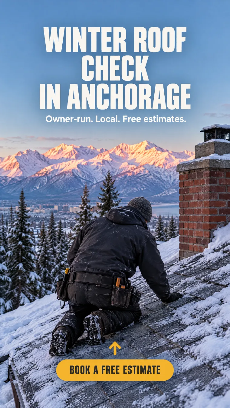 Sample story ad: winter roof check in Anchorage